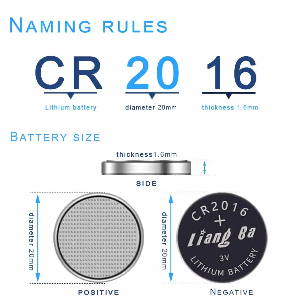 Button Battery Sizes