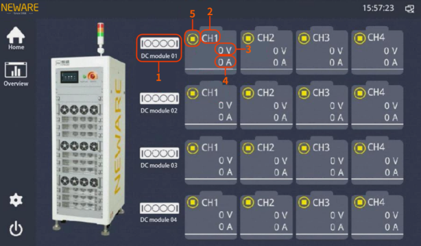 Channel Status Setting Interface