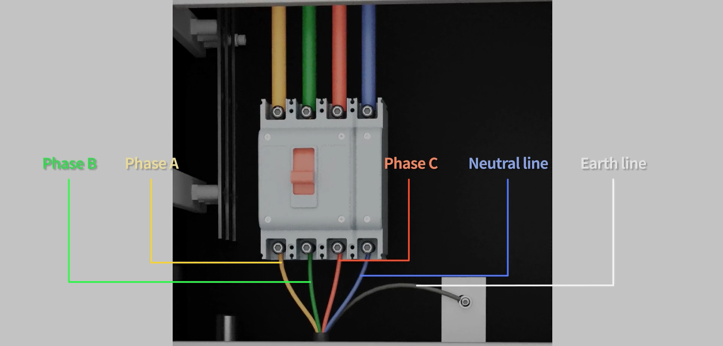 one-to-five power cable