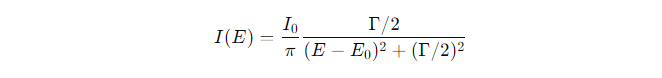 Lorentzian Function